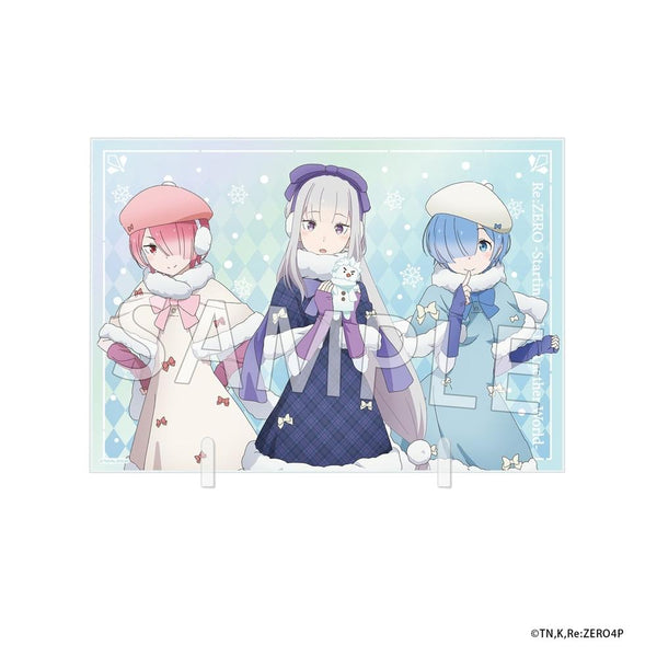 『Re:ゼロから始める異世界生活』きらきらアクリルパネル Winter Snow ver.