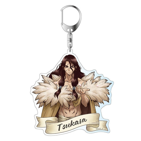 『Dr.STONE』【描き下ろし】アクリルキーホルダー 獅子王司(桜)【202504再販】