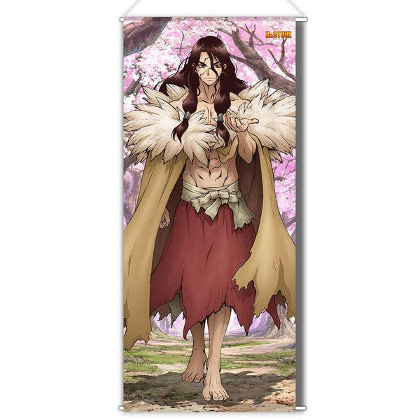 『Dr.STONE』【描き下ろし】BIGタペストリー 獅子王司(桜)【202504再販】