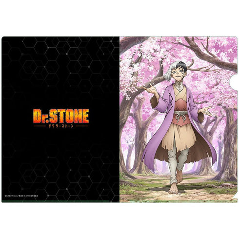 『Dr.STONE』【描き下ろし】A4クリアファイル あさぎりゲン(桜)【202504再販】