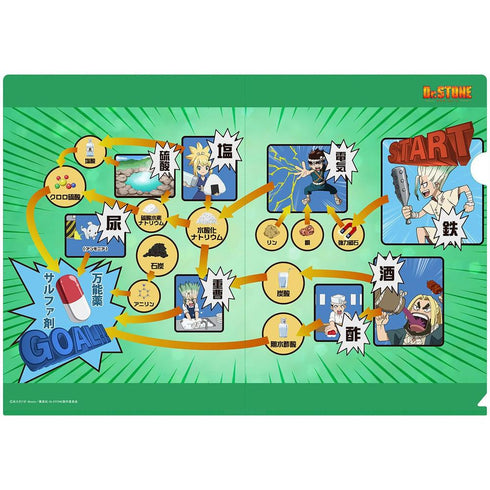 『Dr.STONE』A4クリアファイルロードマップ(サルファ剤)【202504再販】