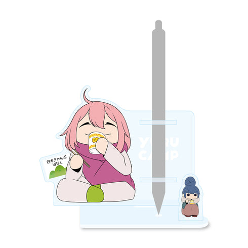 『ゆるキャン△SEASON2』日本きゃんぷばなししまりん&おおぐらいなでしこアクリルペン立て