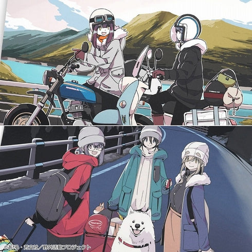 『ゆるキャン△ SEASON3』B2タペストリー あおい&千明たち