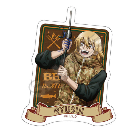 『Dr.STONE』バーベキュー ステッカー 七海龍水