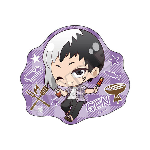 『Dr.STONE』ちびっつ! バーベキュー ステッカー あさぎりゲン