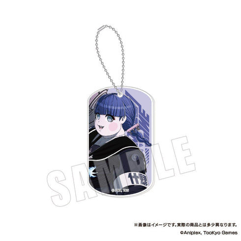 『HUNDRED LINE -最終防衛学園-』アクリルキーホルダー 15 喪白もこ