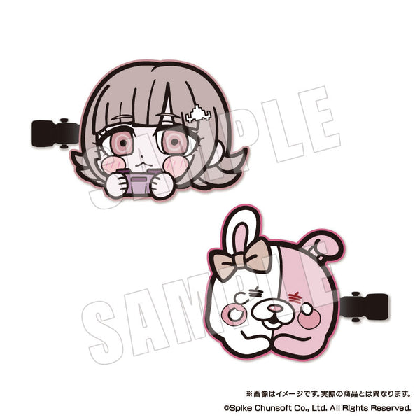 『ダンガンロンパシリーズ×ぶくぶ』前髪クリップセット 04 七海千秋&モノミ