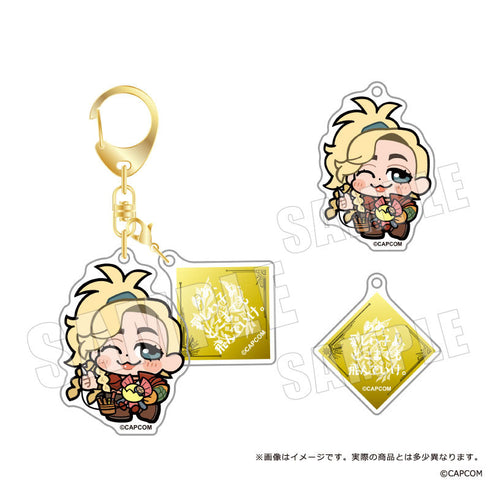 『モンスターハンターワイルズ×ぶくぶ』セリフアクリルキーホルダー 04 ジェマ