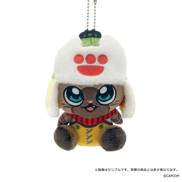 『モンスターハンターワイルズ×ぶくぶ』ぬいぐるみマスコット オトモアイルー ホープ装備