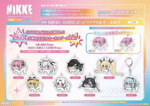 『勝利の女神:NIKKE』DORO ぷっくりアクリルキーホルダー【BOX】