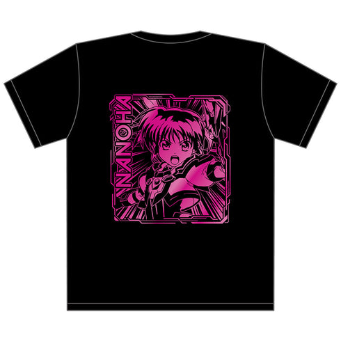 『魔法少女リリカルなのはシリーズ』箔プリントTシャツ 高町なのは XLサイズ