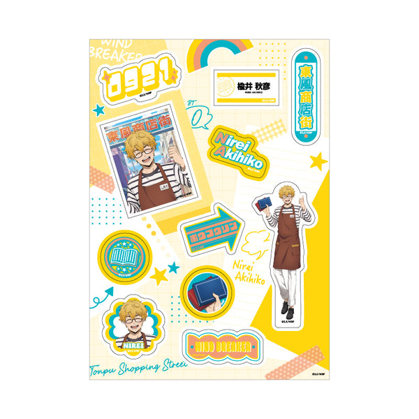 『WINDBREAKER』WIND BREAKER ステッカーシート 商店街のお手伝い (楡井 秋彦)