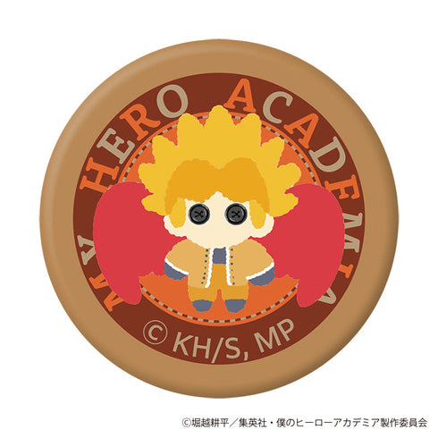 『僕のヒーローアカデミア』刺繍缶ミラー 編め!あみぐるみ モチーフ (ホークス)
