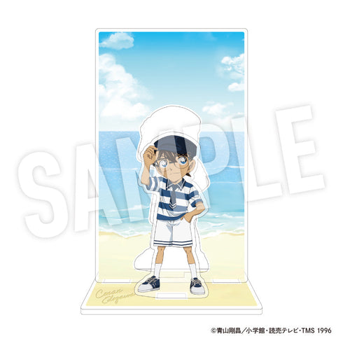 『名偵探柯南』背景框附亞克力立牌 Seaside (江戶川 柯南)
