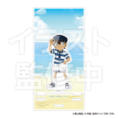 『名偵探柯南』背景框附亞克力立牌 Seaside (江戶川 柯南)