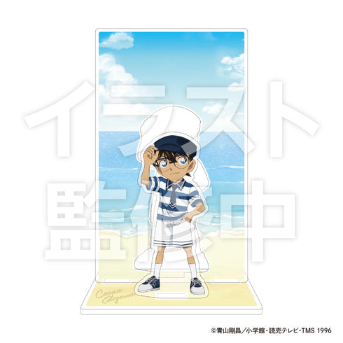 『名偵探柯南』背景框附亞克力立牌 Seaside (江戶川 柯南)