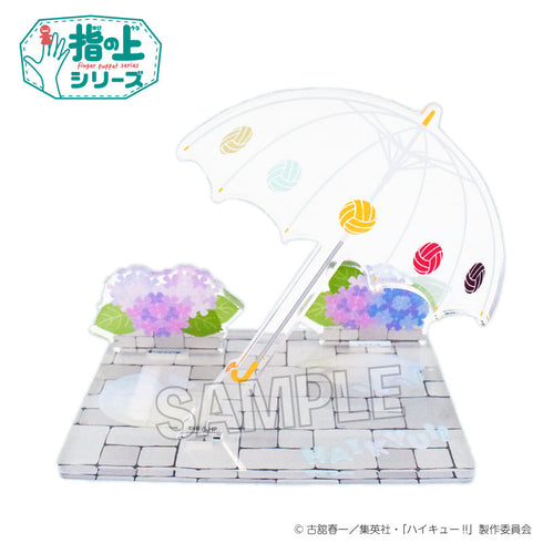 『ハイキュー!!』指の上のフォトスポット 雨の日ver.