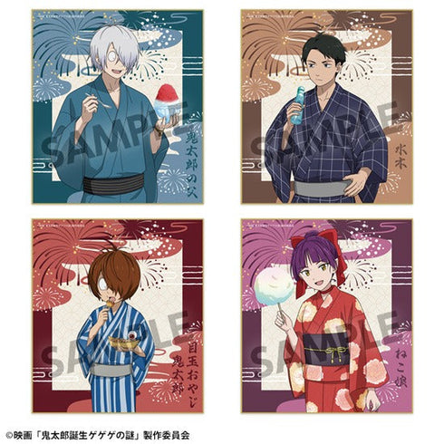 『鬼太郎誕生 ゲゲゲの謎』描き下ろしトレーディングミニ色紙 お祭り ver.【BOX】