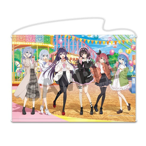 『デート・ア・ライブV』描き下ろしB2タペストリー 遊園地デート ver.