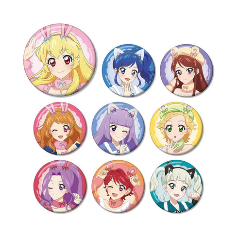 『アイカツ! 10th STORY ~未来へのSTARWAY~』描き下ろしイラスト アニマルコーデver. トレーディング缶バッジ(単位/BOX)【202412再販】