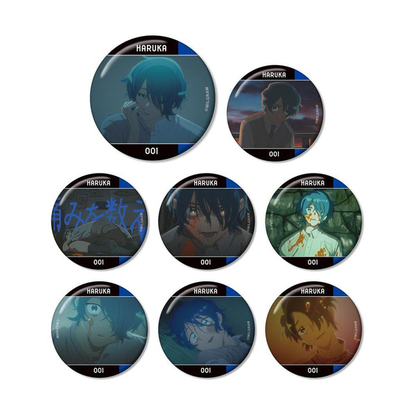 『MILGRAM -ミルグラム-』トレーディング MV 缶バッジ ハルカ『全知全悩』(単位/BOX)【202601再販】