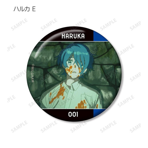 『MILGRAM -ミルグラム-』トレーディング MV 缶バッジ ハルカ『全知全悩』(単位/BOX)【202601再販】