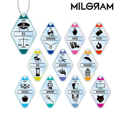 『MILGRAM -ミルグラム-』トレーディングモチーフアクリルキーホルダー(単位/BOX)【202601再販】