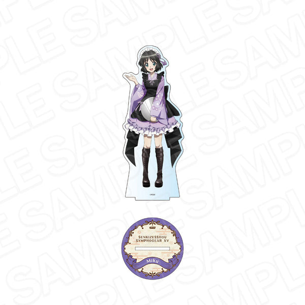 『戦姫絶唱シンフォギアXV』デカアクリルスタンド 小日向 未来 レトロカフェ ver.