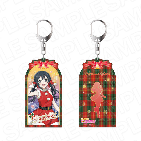 『ラブライブ!虹ヶ咲学園スクールアイドル同好会』両面キーホルダー 優木せつ菜 サンタ風衣装 ver.