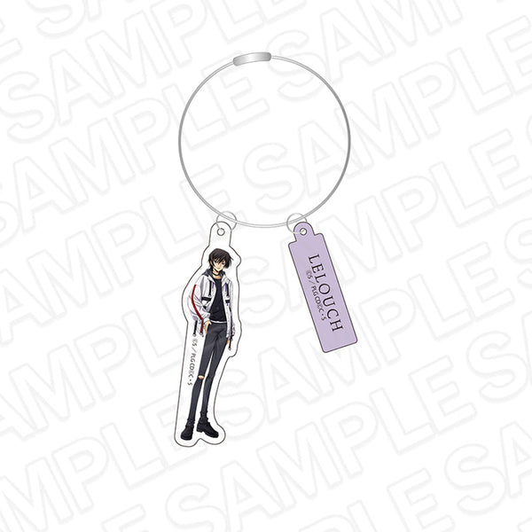 『コードギアス 反逆のルルーシュ』ワイヤーキーホルダー ルルーシュ Street ver.