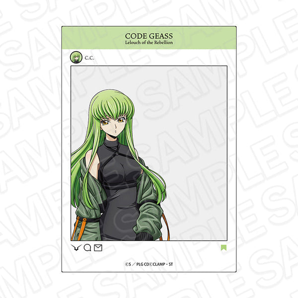 『コードギアス 反逆のルルーシュ』SNS風アクリルフレーム C.C. Street ver.