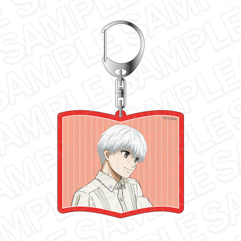 『東京喰種トーキョーグール』ホログラムアクリルキーホルダー 金木 研 Relax ver.