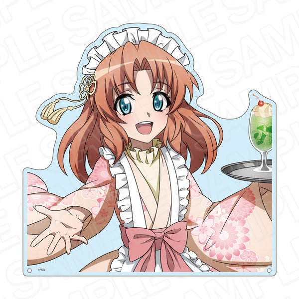 『戦姫絶唱シンフォギアXV』特大ダイカットアクリルボード セレナ・カデンツァヴナ・イヴ レトロカフェ ver.