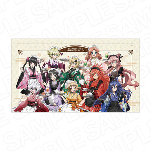 『戦姫絶唱シンフォギアXV』特大ブランケット レトロカフェ ver.