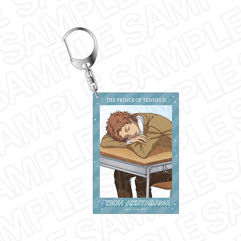 『新テニスの王子様』フォト風キーホルダー 芥川慈郎 休み時間 ver.