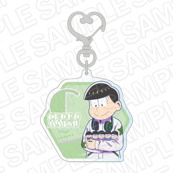 『おそ松さん』ホログラムキーホルダー チョロ松 ぬいと一緒 ver.