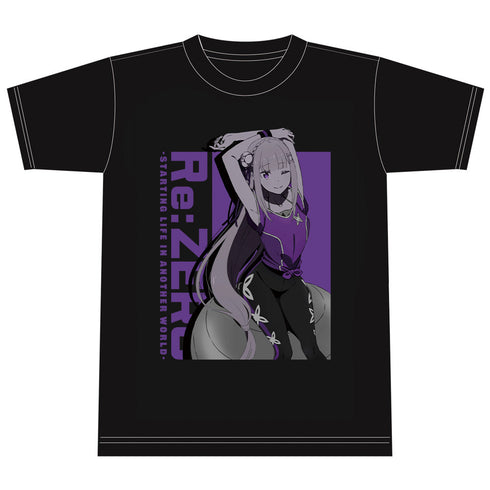 『Re:ゼロから始める異世界生活』Tシャツ エミリア【202601再販】