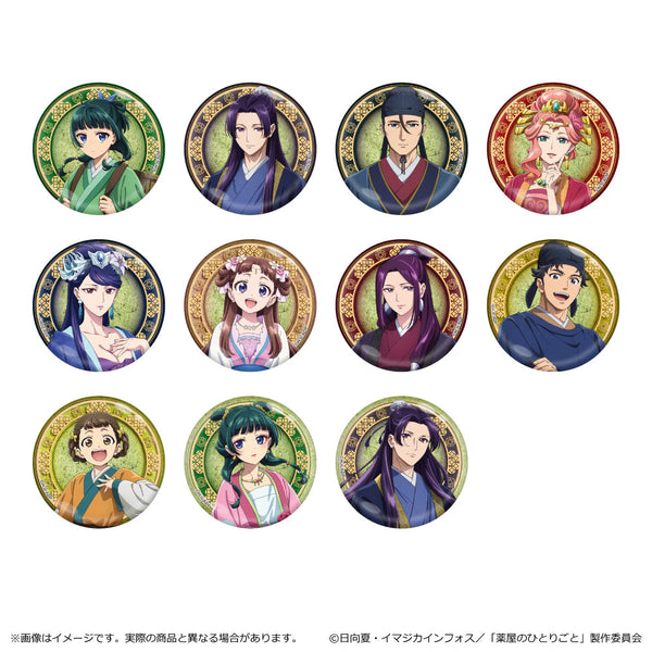 『薬屋のひとりごと』金屏風柄缶バッジ【BOX】