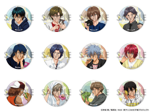 『新テニスの王子様』トレーディング缶バッジ-くつろぎタイム-【BOX】