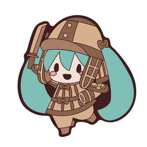 『埴輪 挂甲の武人ミク』ラバーマグネット