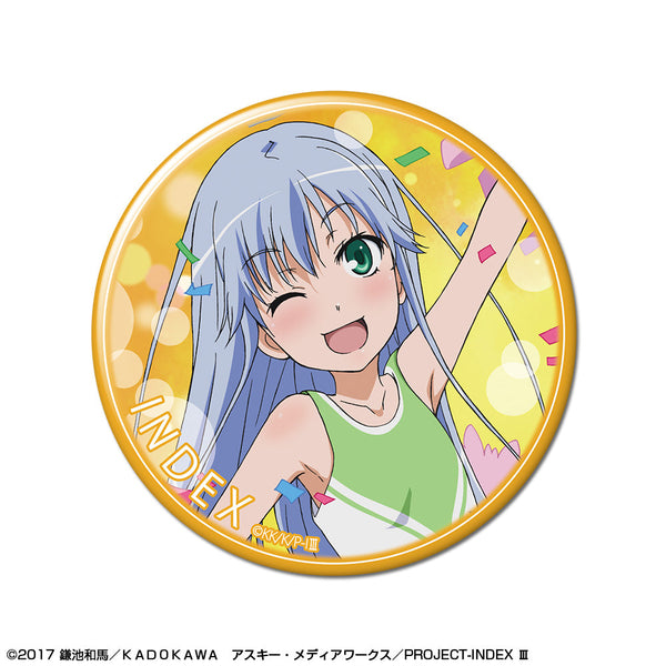 『とある魔術の禁書目録III』缶バッジ デザイン04(インデックス/C)【202601再販】