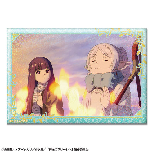 『葬送のフリーレン』ホログラム缶バッジ デザイン25(フリーレン&フェルン/B)【202602再販】
