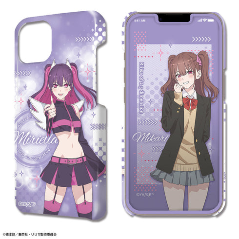 『2.5次元の誘惑』デザジャケット iPhone 13 ケース&保護シート デザイン02(橘美花莉/ミリエラ 天使空挺隊)