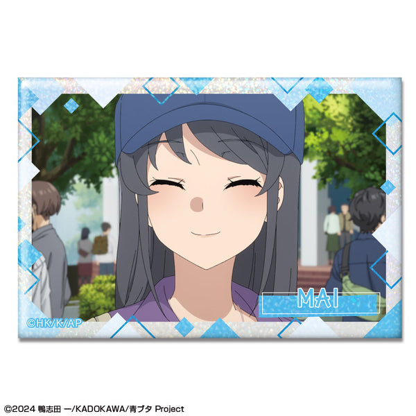 『青春ブタ野郎はサンタクロースの夢を見ない』ホログラム缶バッジ デザイン04(桜島麻衣/D)【202601再販】