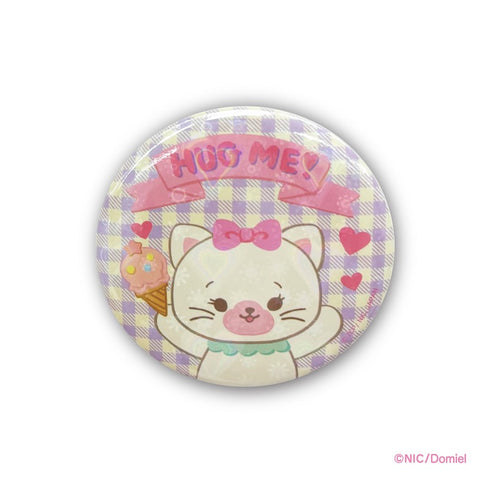 『Domiel HUG ME!』キラキラ缶バッジ キャット