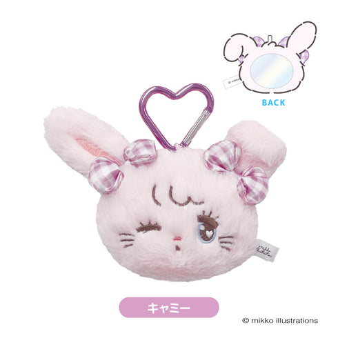『mikko illustrations(ミッコ)』もふもふミラーマスコット キャミー