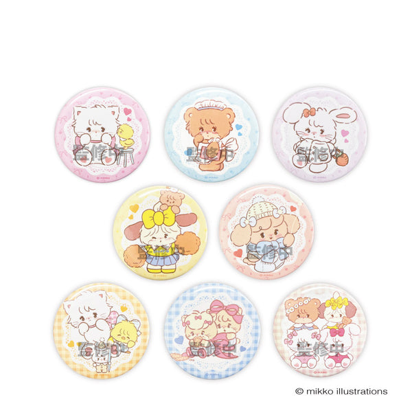 『mikko illustrations(ミッコ)』トレーディング缶バッジ BOX