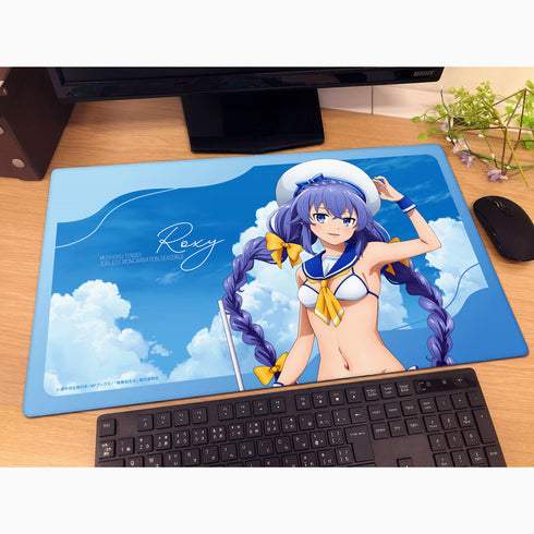 『無職転生II ~異世界行ったら本気だす~』描き下ろしラバーマット(ロキシー/マリンセーラー水着)