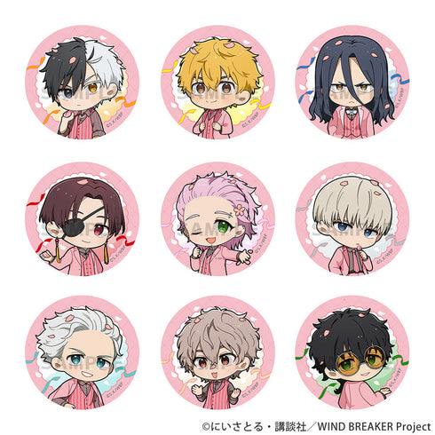 『WIND BREAKER』トレーディング缶バッジ(さくらスーツ/ミニキャラ)【BOX】