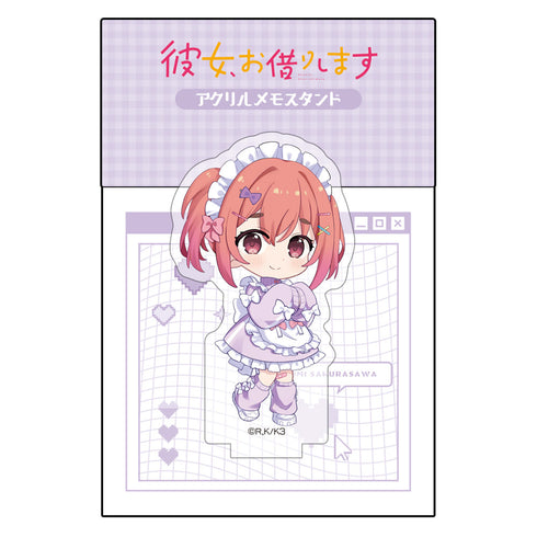 『彼女、お借りします』アクリルメモスタンド (桜沢墨/ジャージメイド)